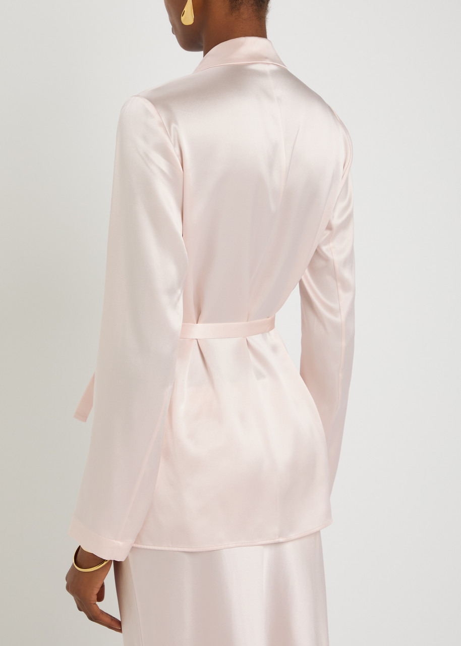 Joseph Joubert Silk Double-breasted Blazer - 3