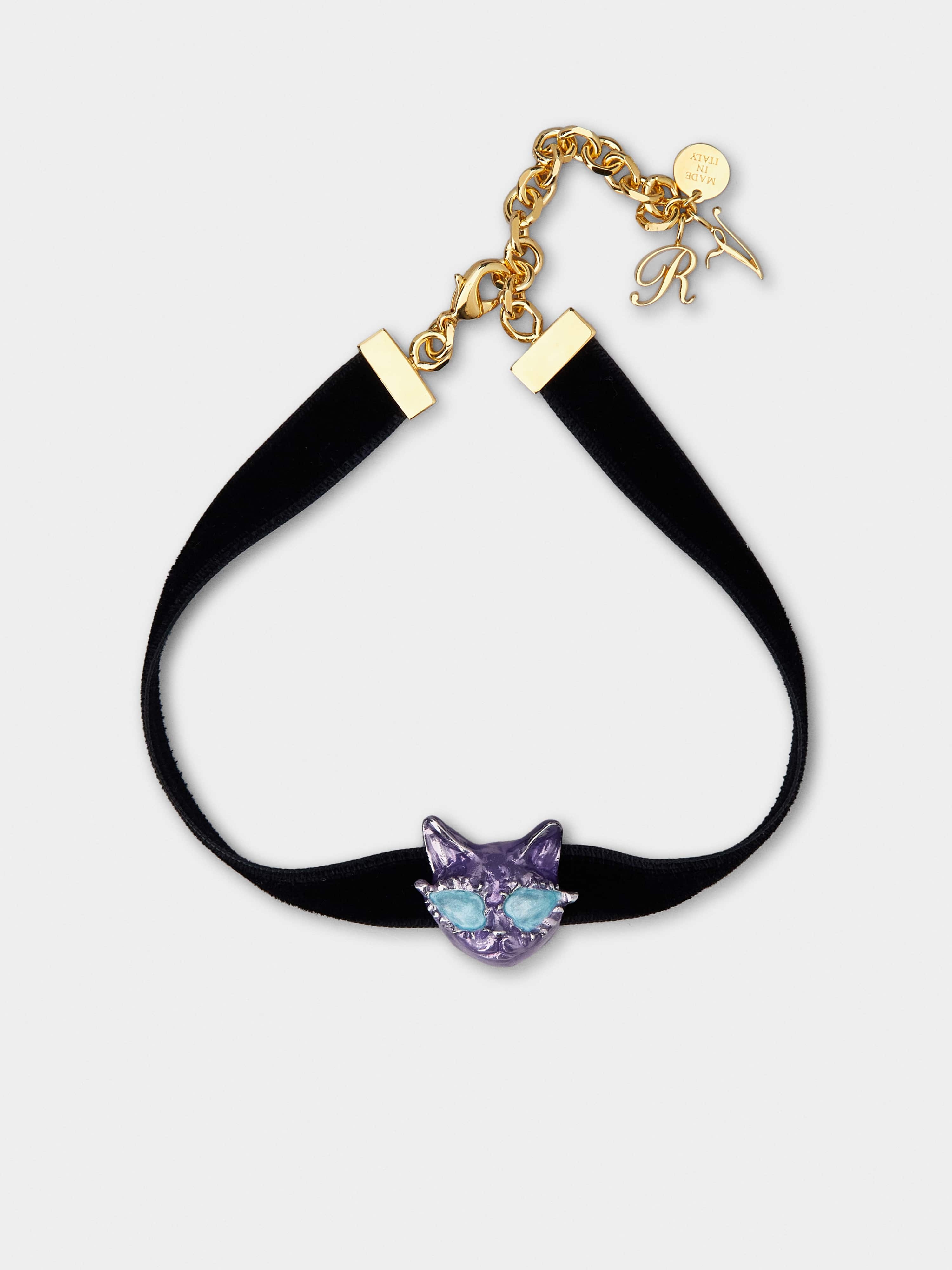 Psychedelicat Choker in Velvet - 1
