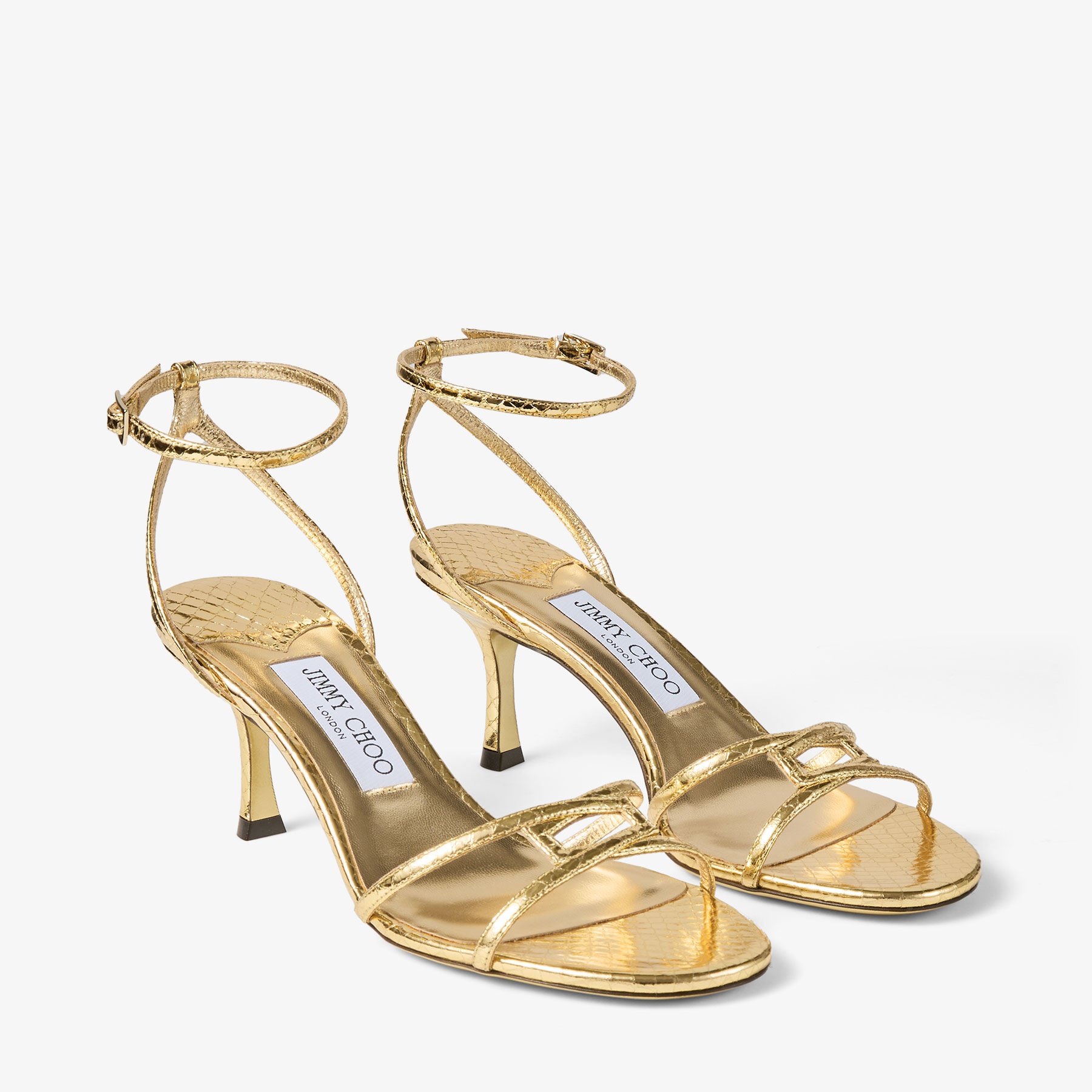 Leo 65
Gold Candy Wrap Leather Sandal - 3