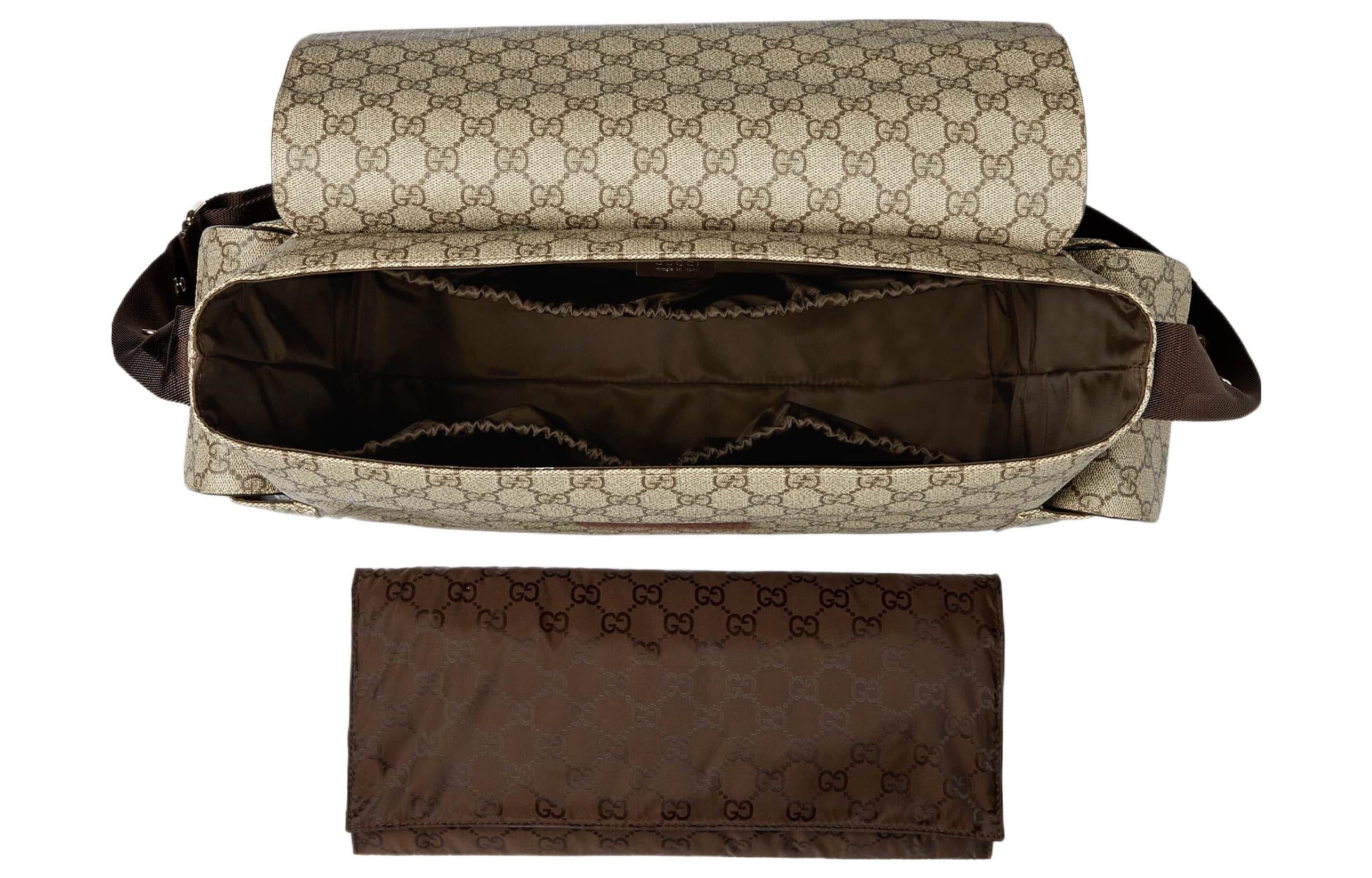 Gucci GG Supreme Plus Diaper Bag 'Beige Brown' 211131-KGDIG-8588 - 5