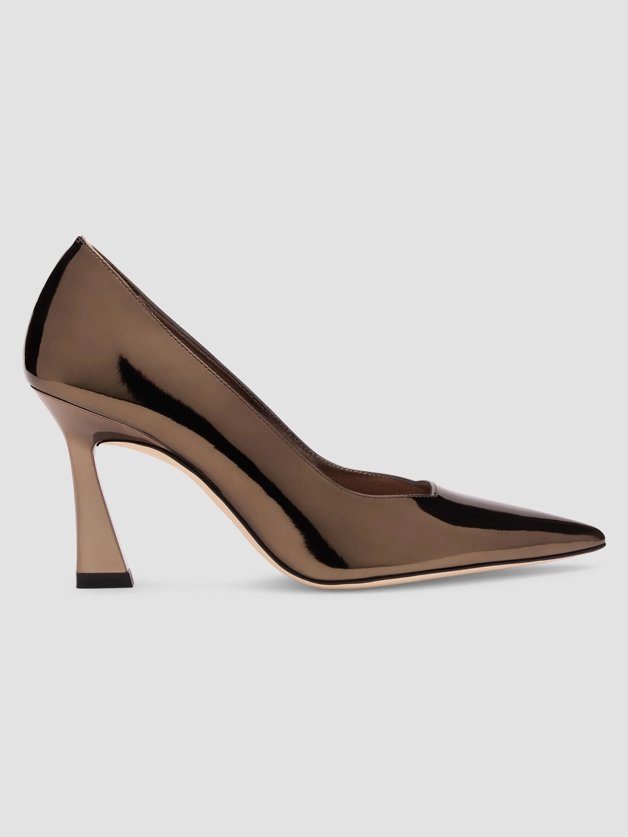 Women's Vinnie 85MM Leather Pumps - Cigar - 1