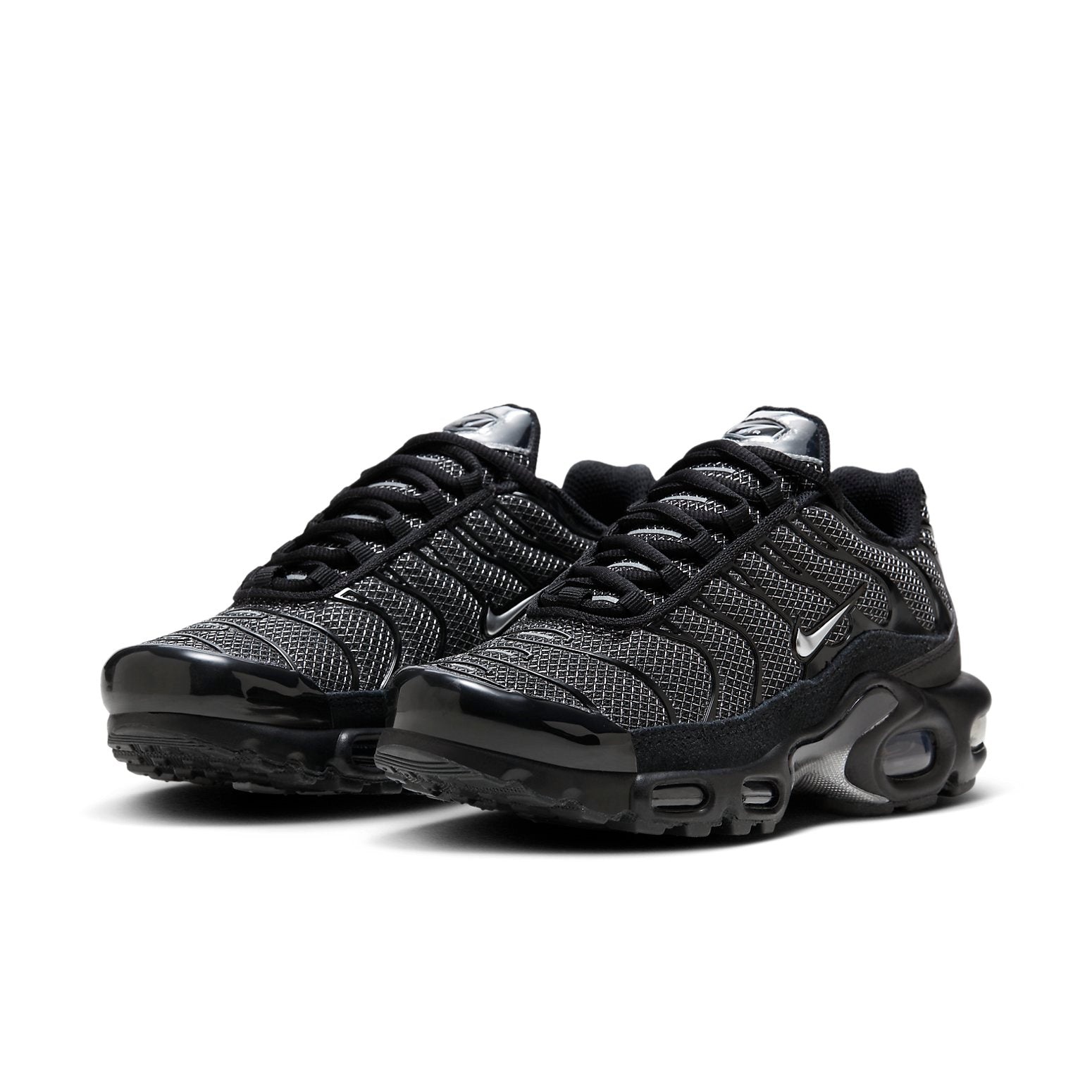 (WMNS) Nike Air Max Plus 'Black Metallic Silver' DQ0850-001 - 3