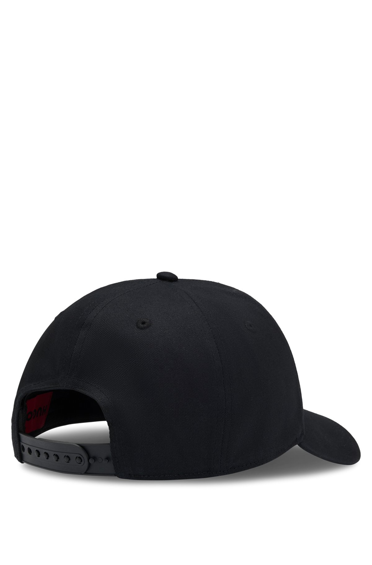 COTTON-TWILL CAP WITH LOGO ON FRONT AND VISOR - 3