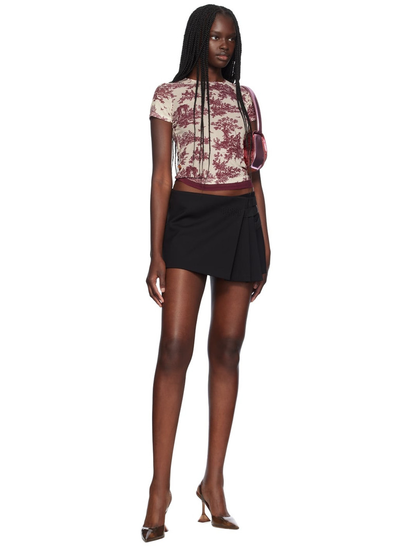 miaou Red & Off-White Mini T-Shirt outlook