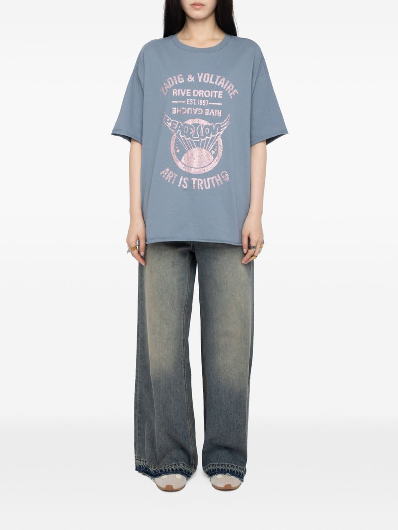 Zadig & Voltaire Berry strass graphic T-shirt outlook