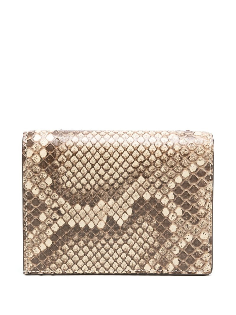 Valentino snakeskin-effect wallet outlook