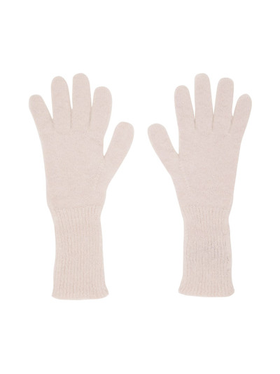 Raf Simons Pink Brushed Gloves outlook