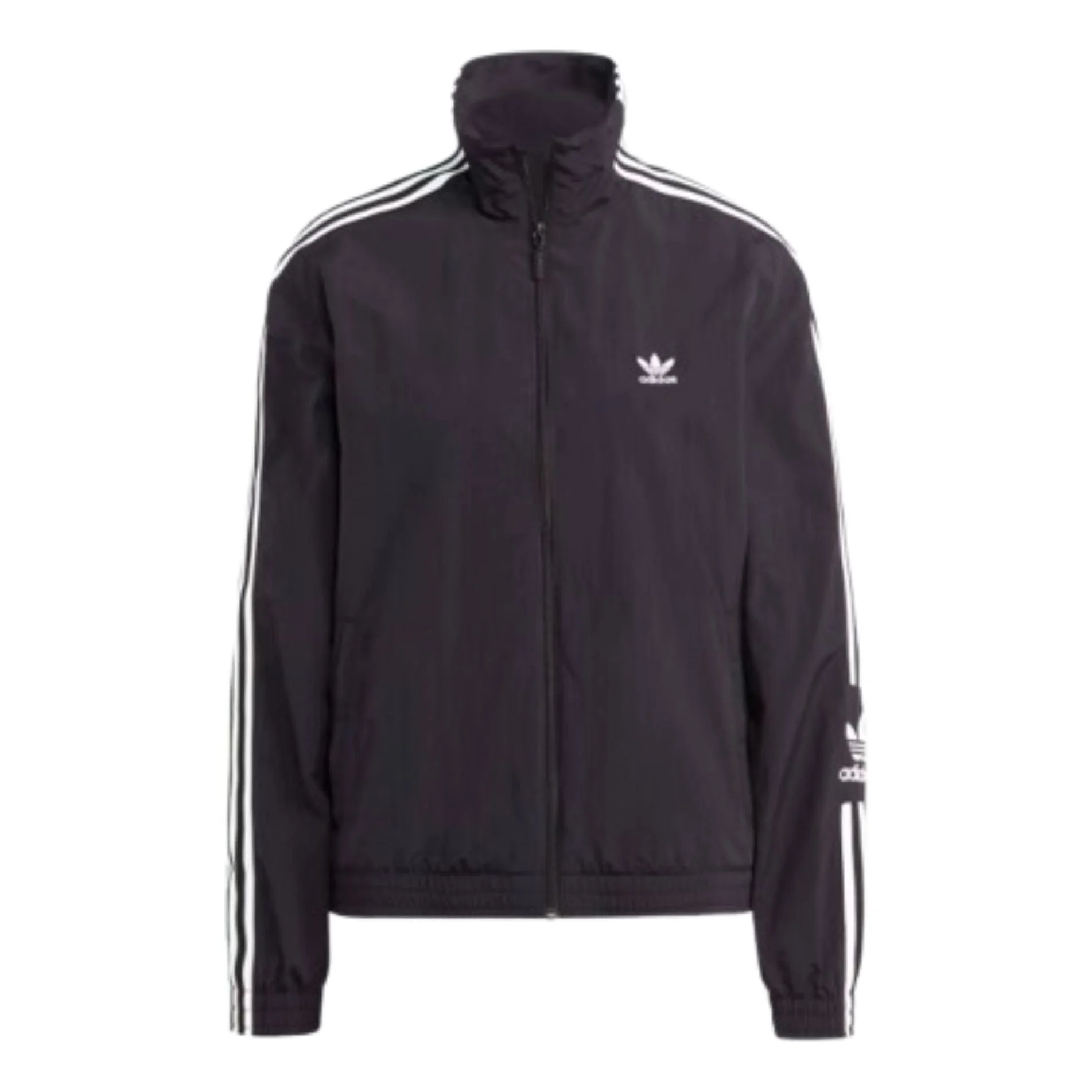 (WMNS) adidas Adicolor Classics Lock-Up Track Jacket 'Black White' IB7443 - 1
