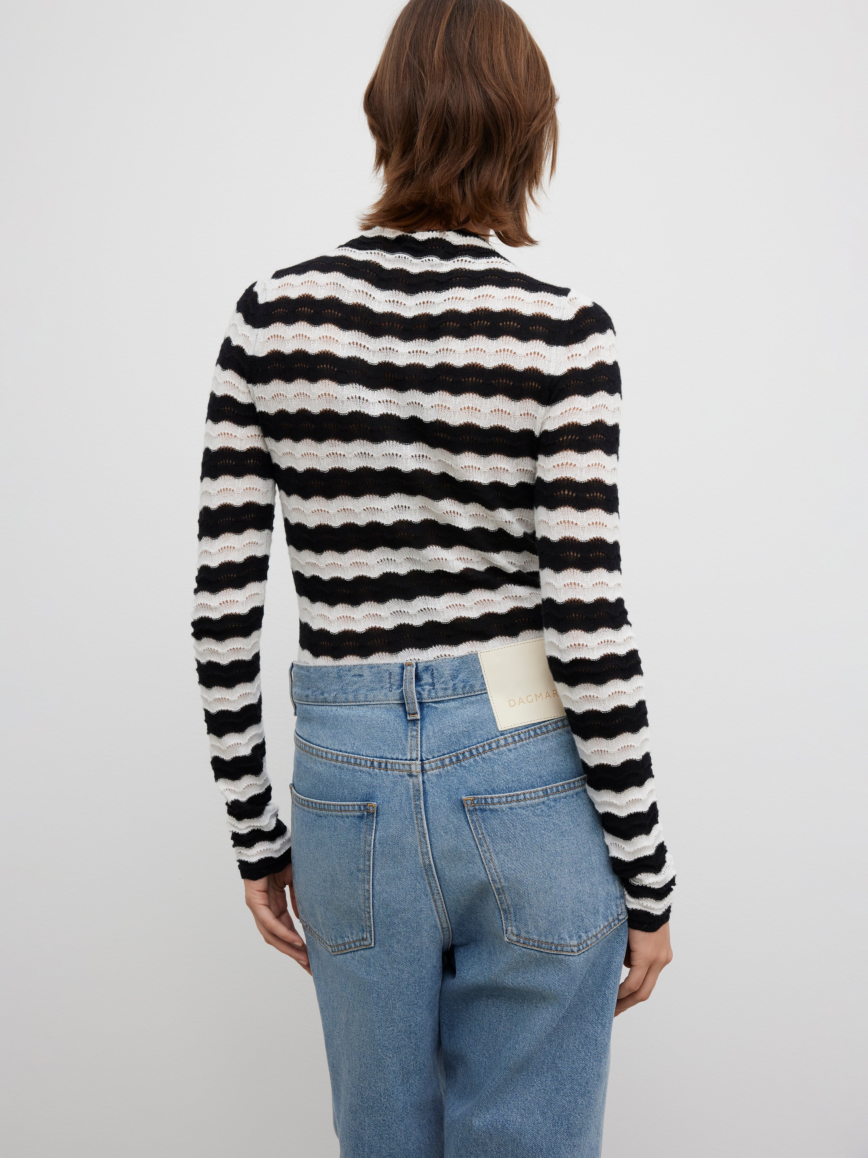 Lace knit top - 4