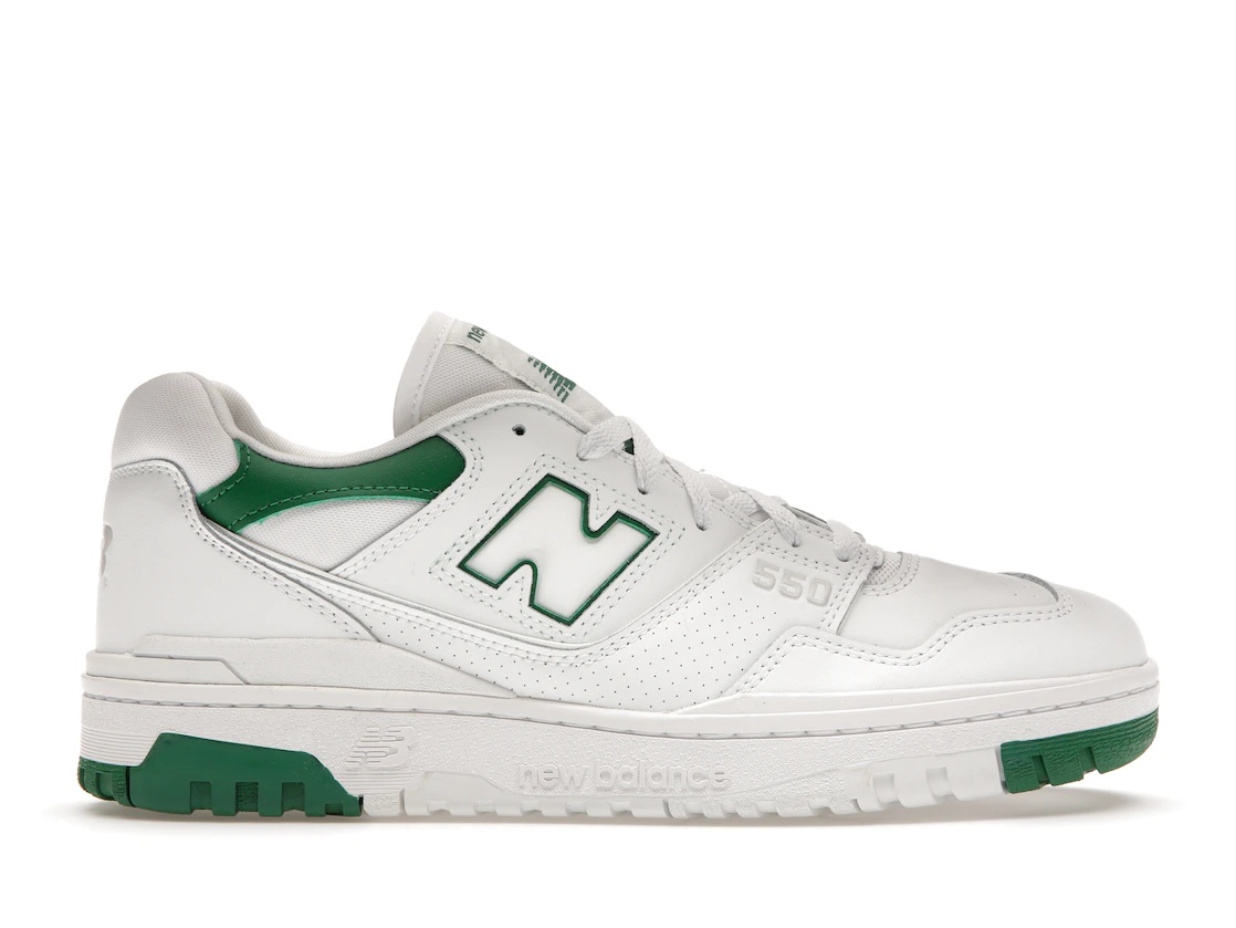 New Balance 550 White Green Cream - 1