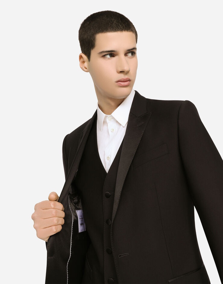 Wool and silk Martini-fit tuxedo suit - 5