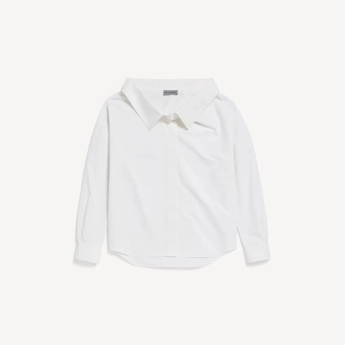 Women's Oversized Stola Shirt in White - 1