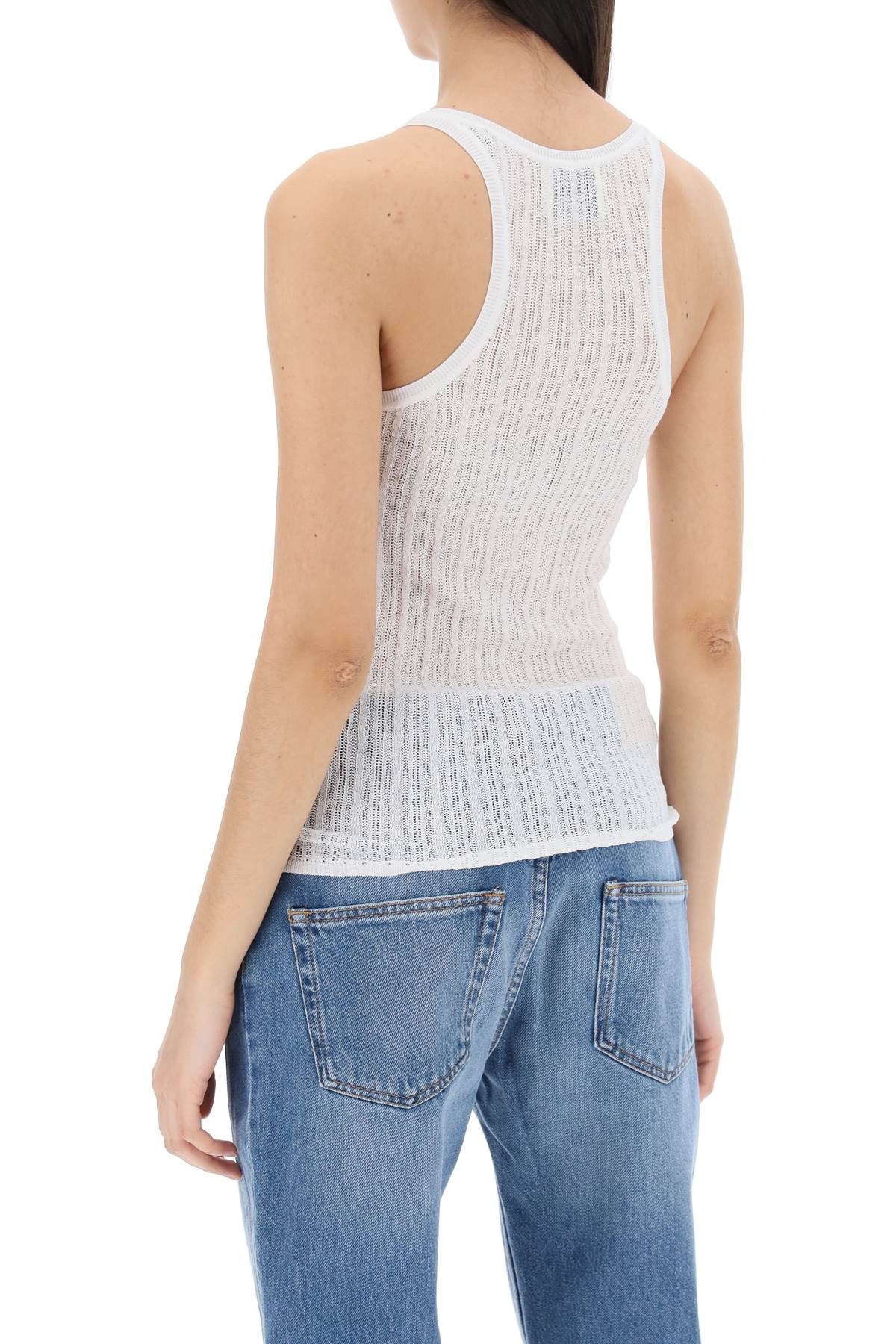 "PERFORATED KNIT TOP - 4