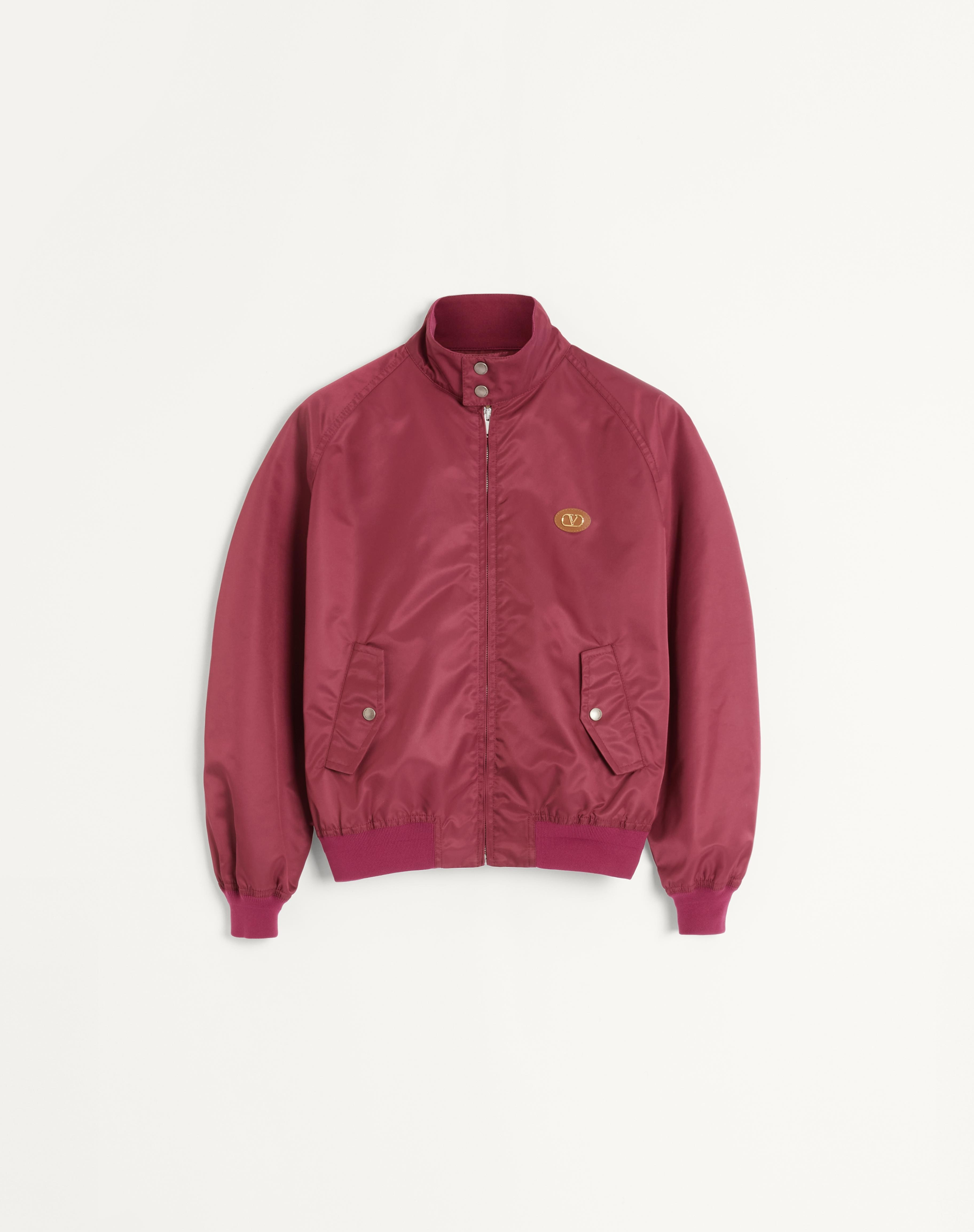 NYLON BLOUSON WITH VLOGO PATCH - 1