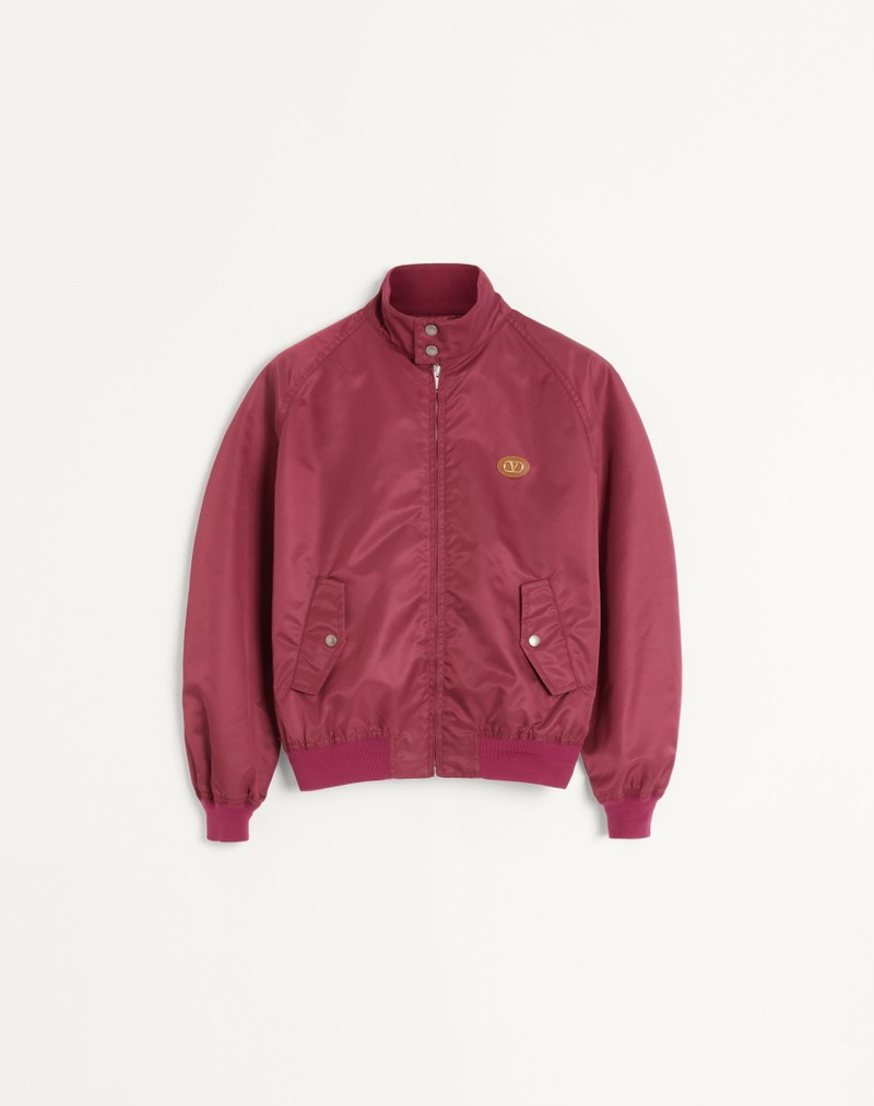 NYLON BLOUSON WITH VLOGO PATCH 1