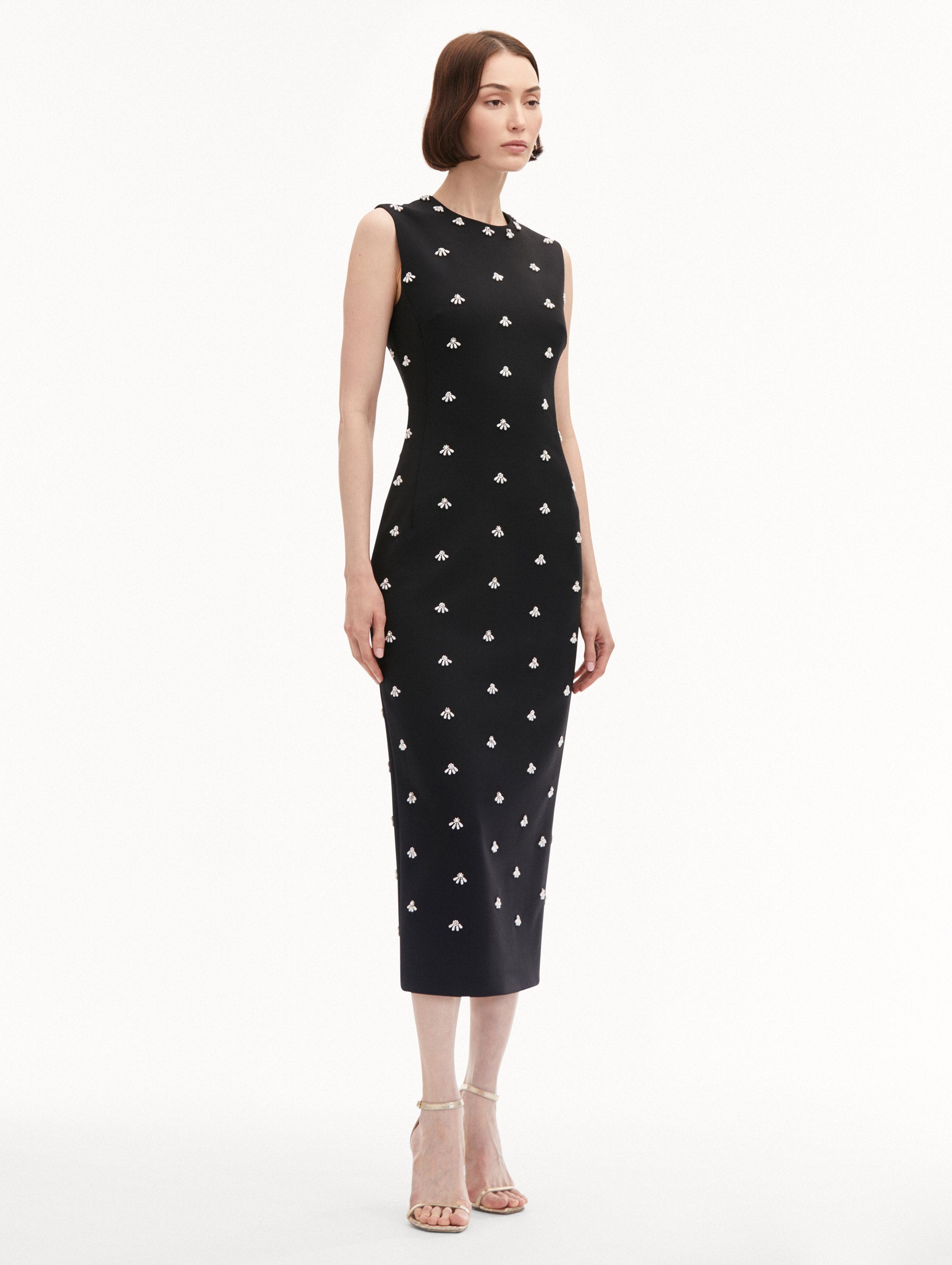 PEARL CABOCHON COCKTAIL DRESS - 4