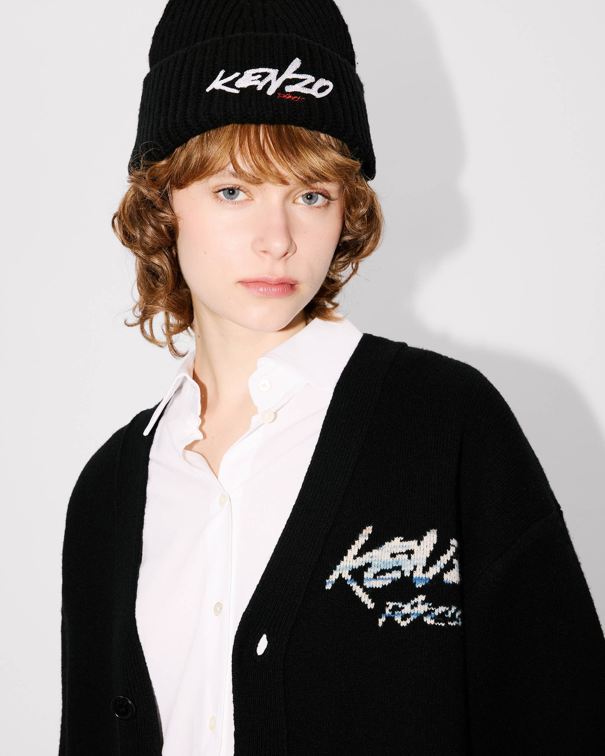 'Kenzo x Futura 2000' genderless cardigan in wool - 6
