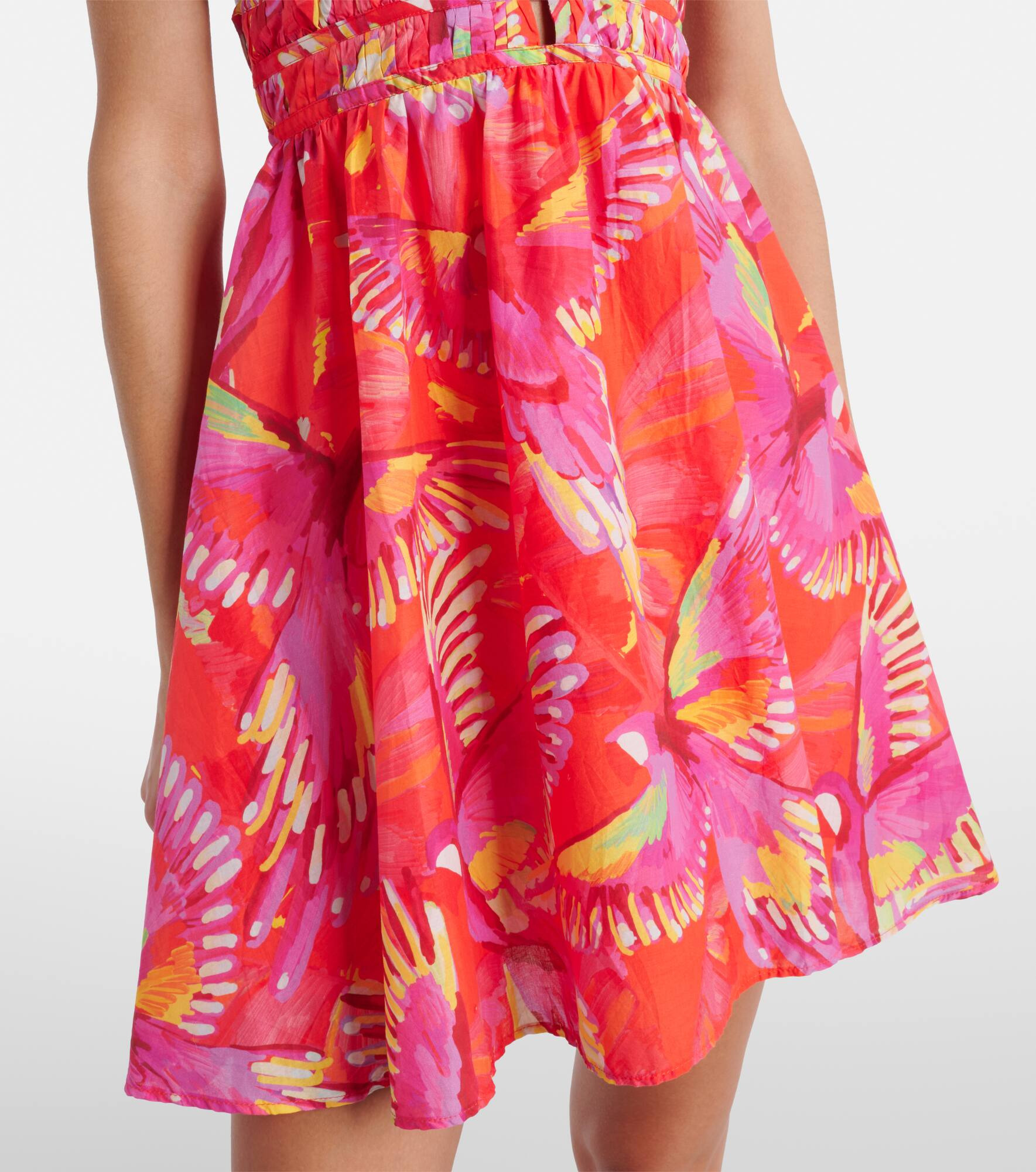Printed cotton minidress - 5