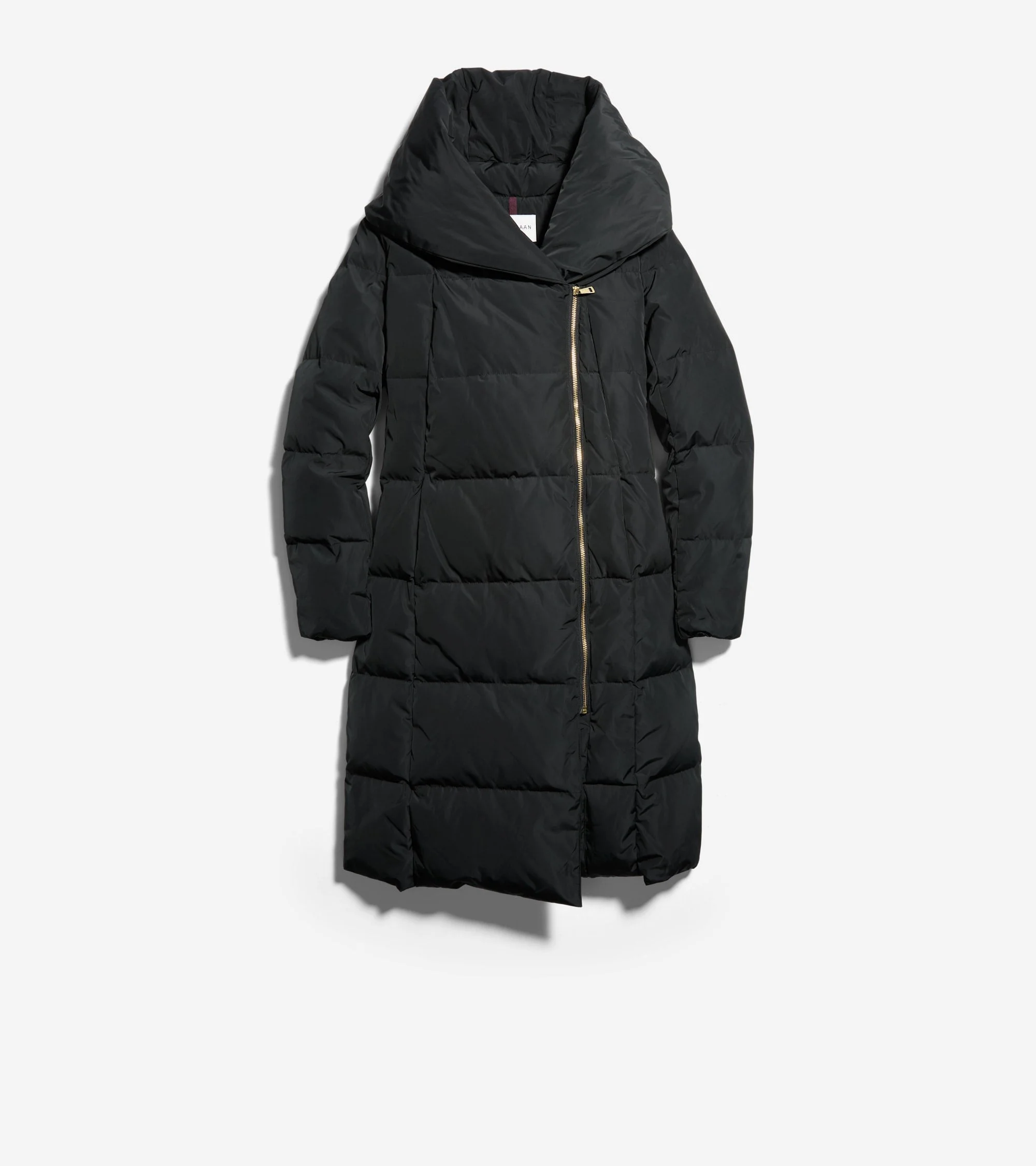 Women's Signature Asymmetrical Collar Convertible Coat 40in - 1