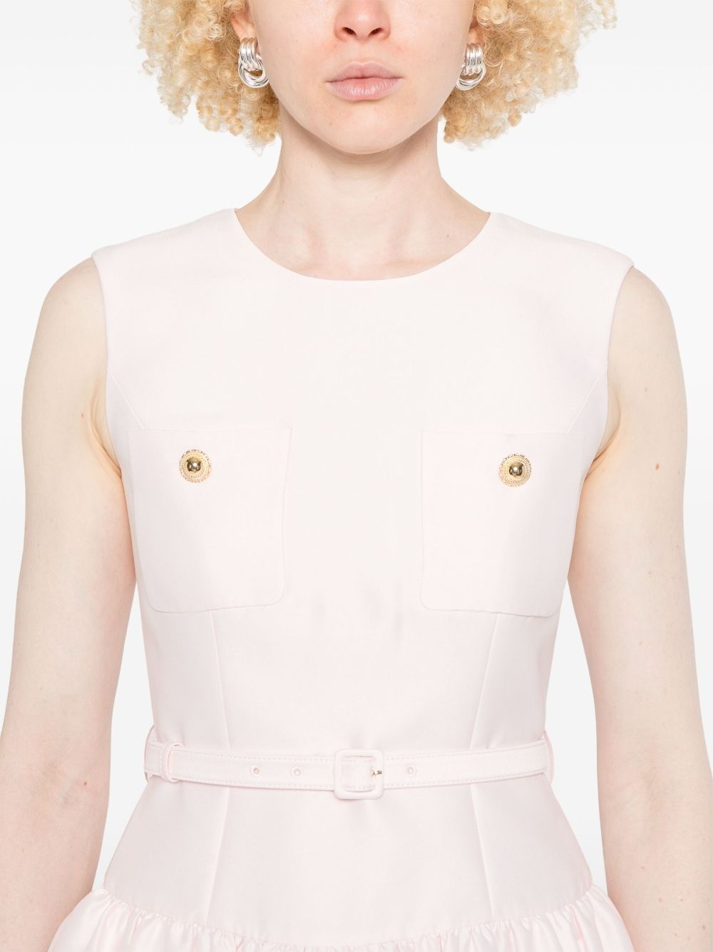 taffeta midi dress - 5