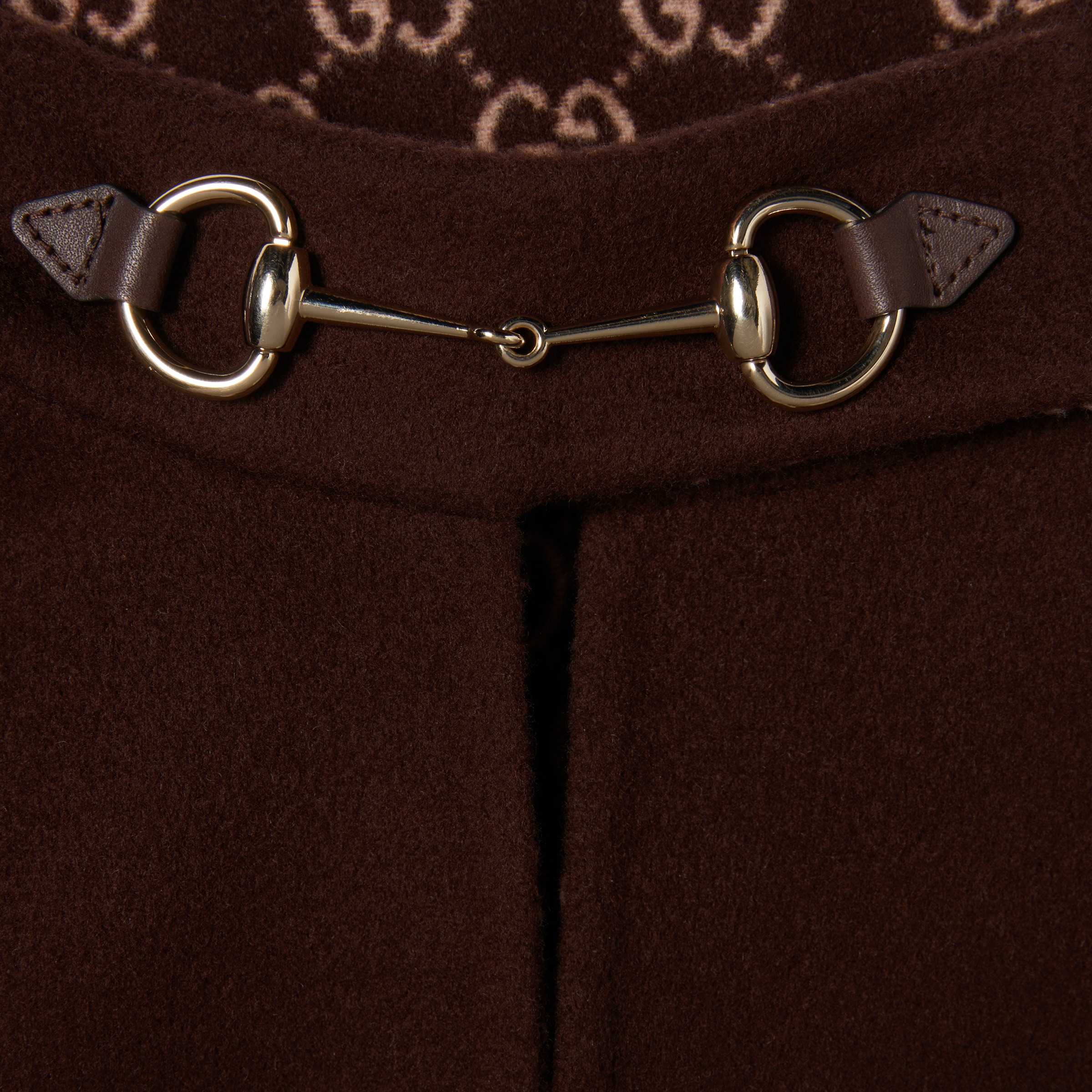 Silk wool cape with Horsebit - 7