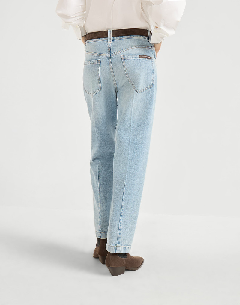 Brunello Cucinelli Authentic denim loose trousers outlook