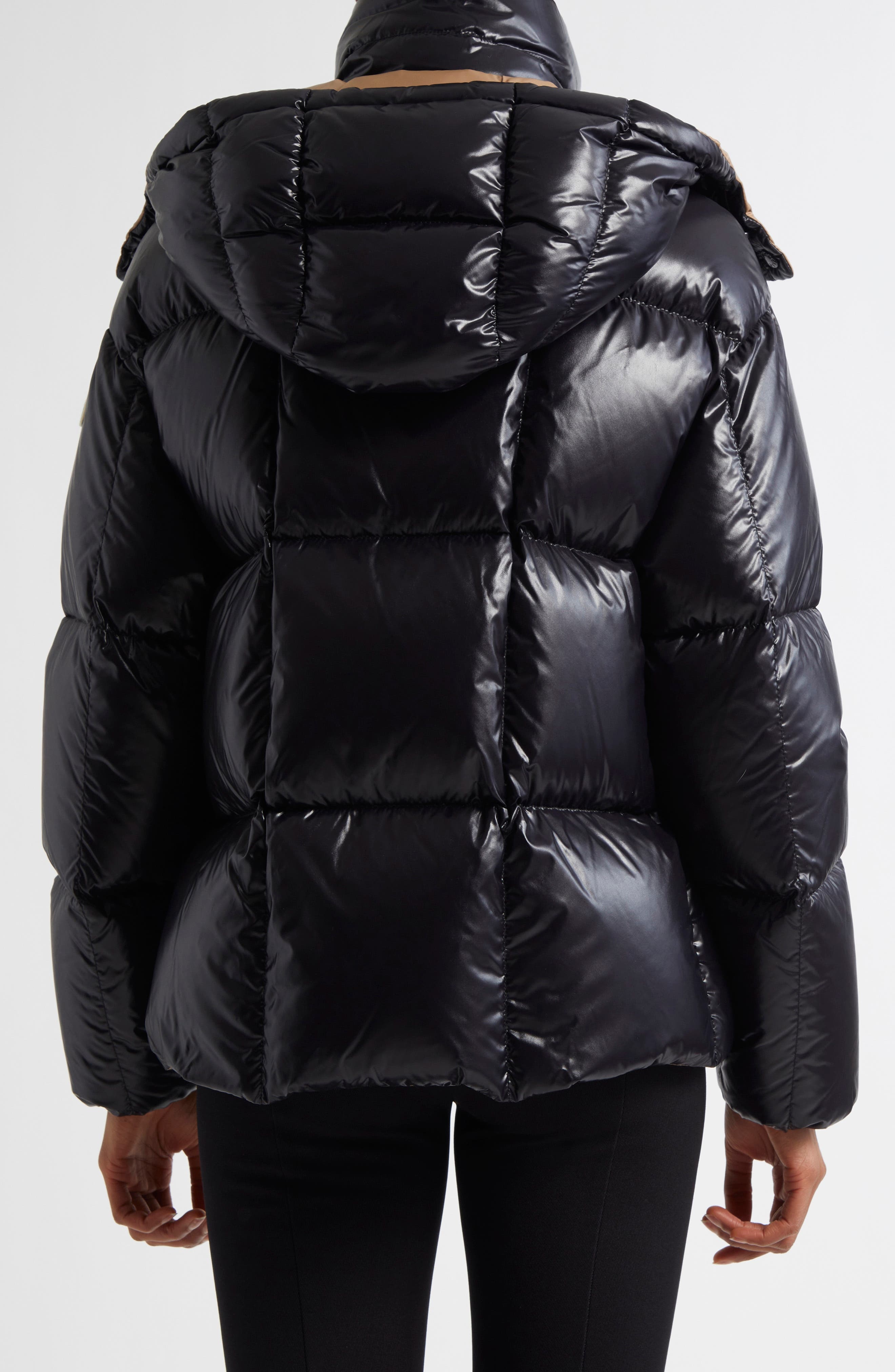 Moncler Parana Down Puffer Jacket with Removable Hood in Black/black at Nordstrom - 2
