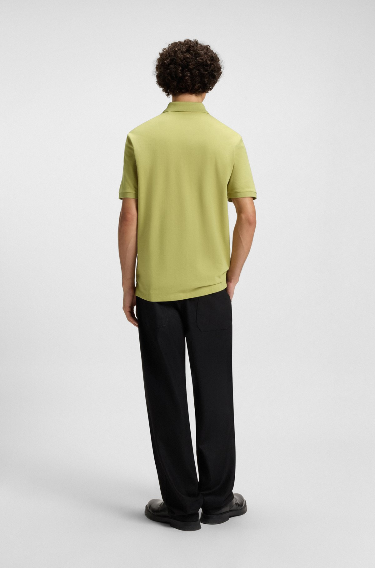 COTTON-PIQUÉ POLO SHIRT WITH LOGO PRINT - 5