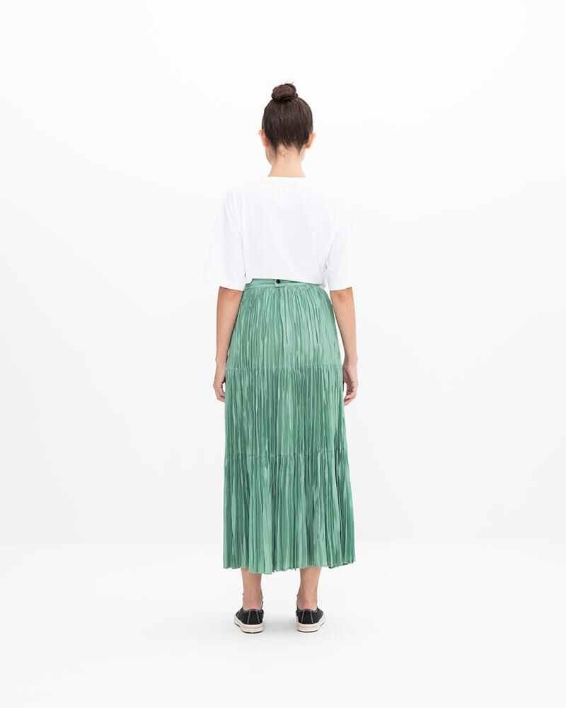 LISE PLEATED SKIRT LT.GREEN - 4