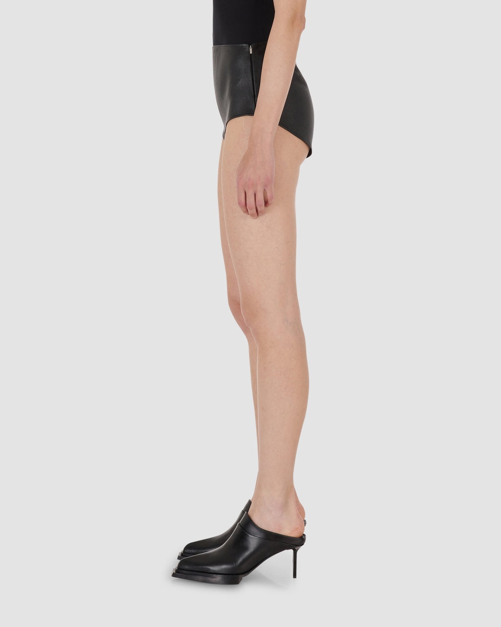 MINI LEATHER SHORT - 4
