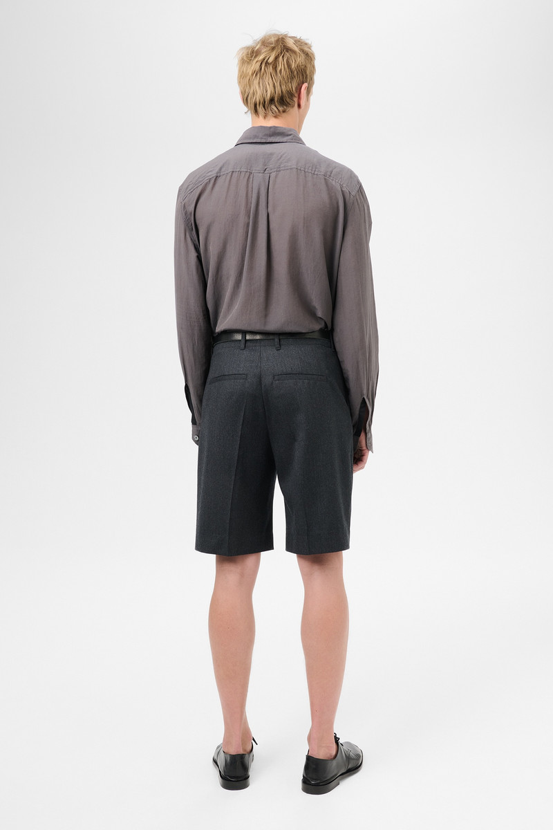 Borrowed Shorts 프리미엄 숯 사무실 모직 6