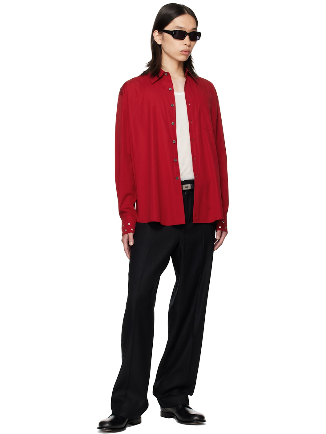 Red Above Shirt - 4