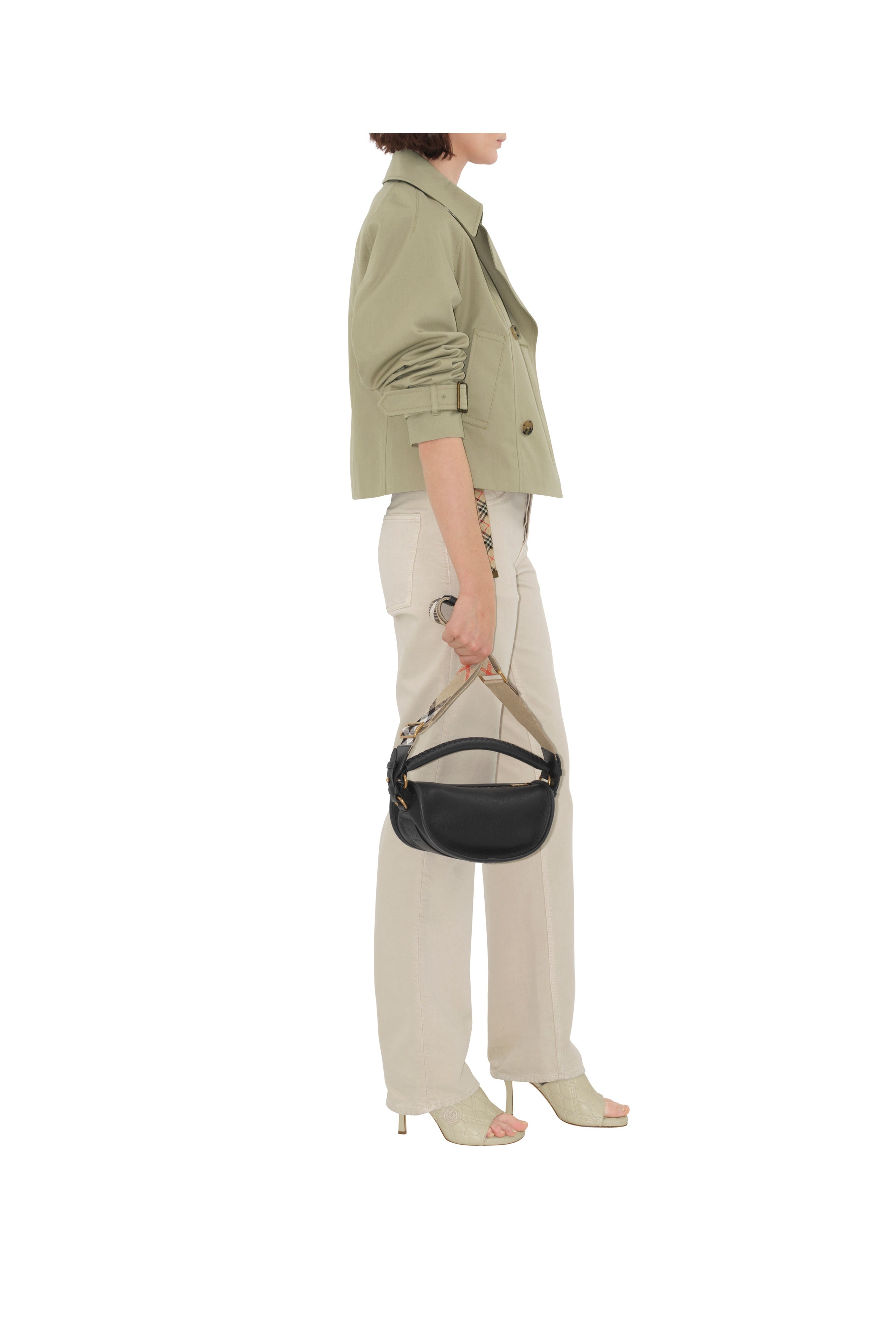 burberry Cotton Blend Trench Jacket in Skylark at Nordstrom - 3