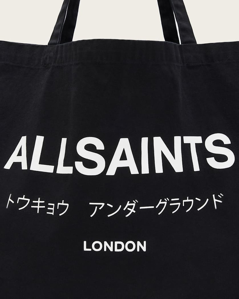 UNDERGROUND LOGO PRINTED TOTE BAG 5