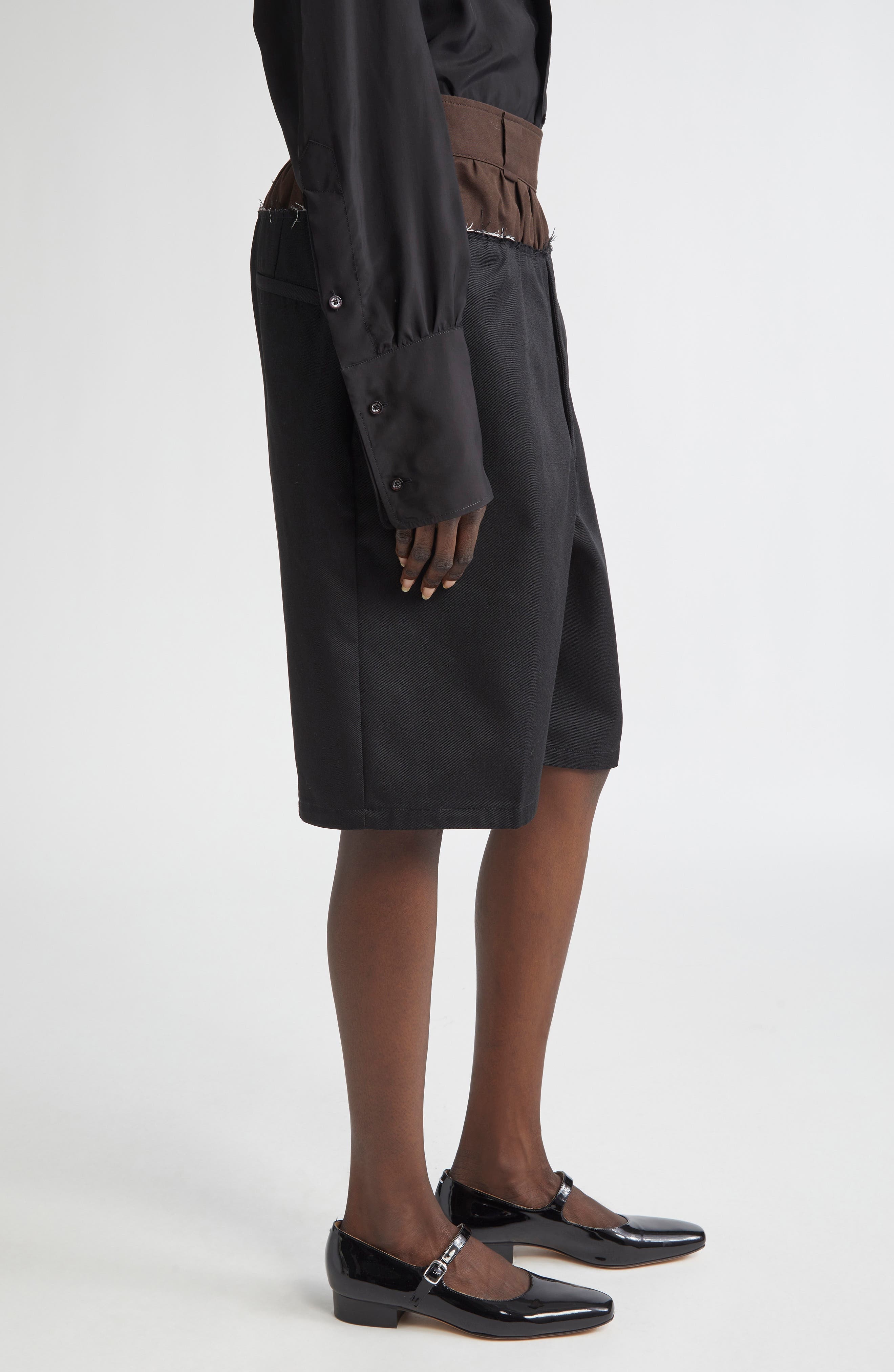 Maison Margiela Anonymity of the Lining Shorts in Black at Nordstrom - 4