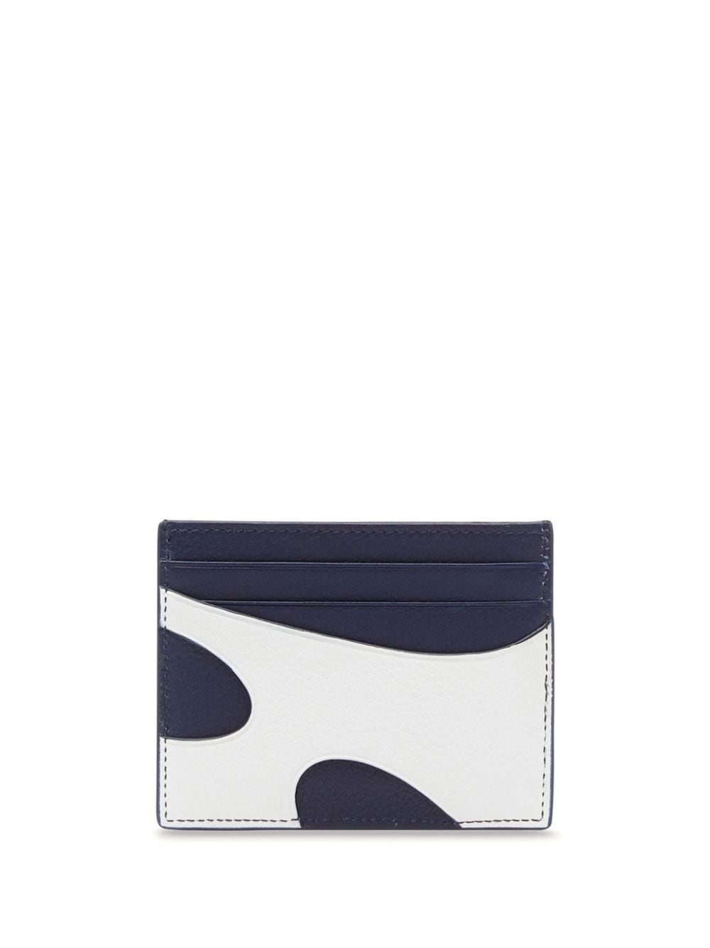 cut-out leather cardholder - 2