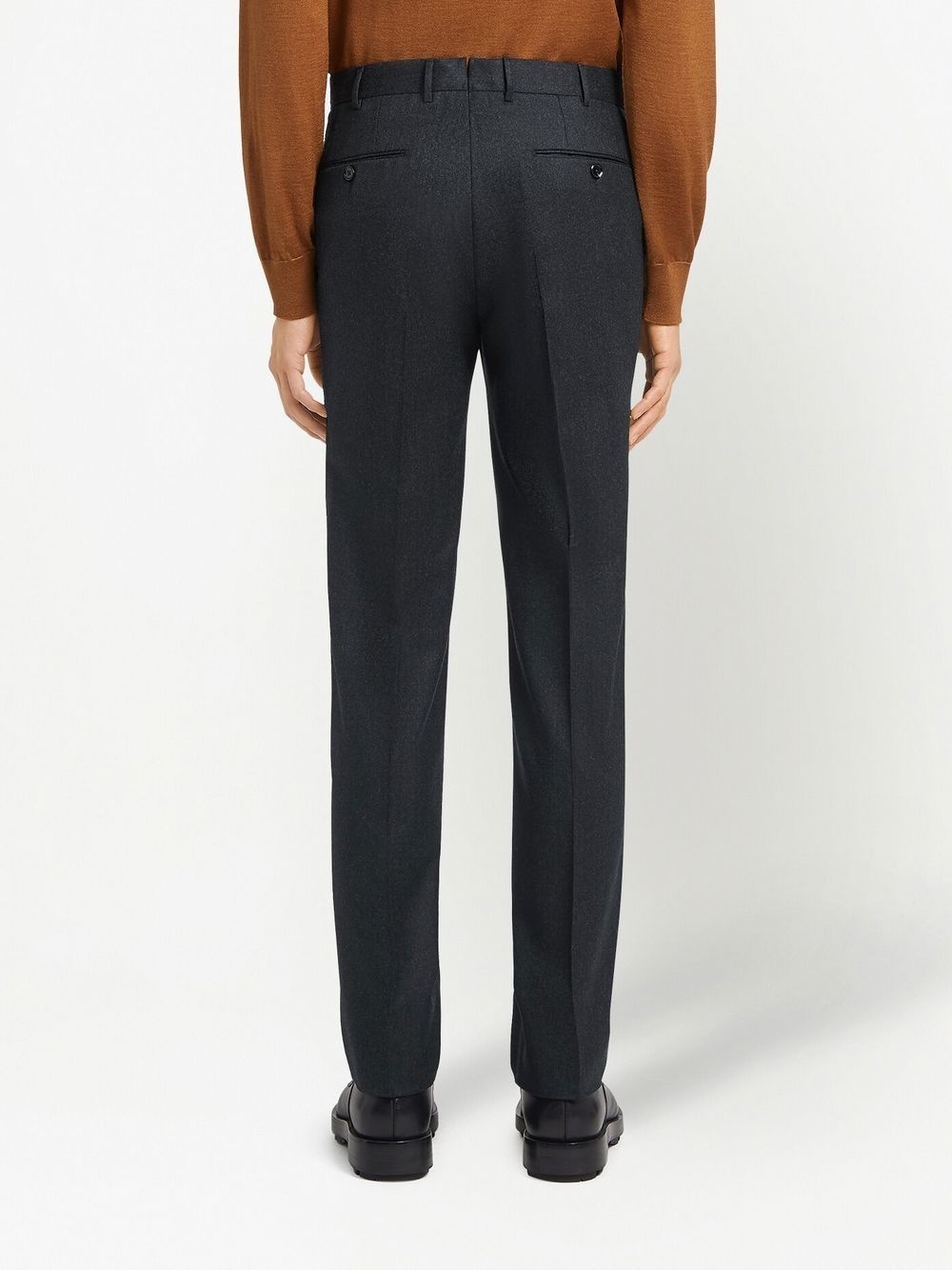 tailored wool trousers - 4