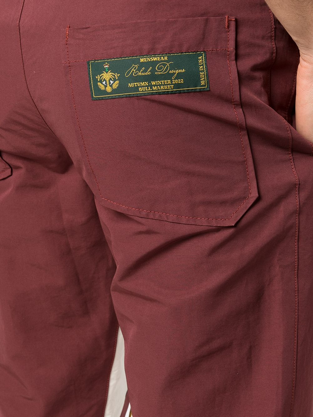 logo-patch stripe-detail trackpants - 5