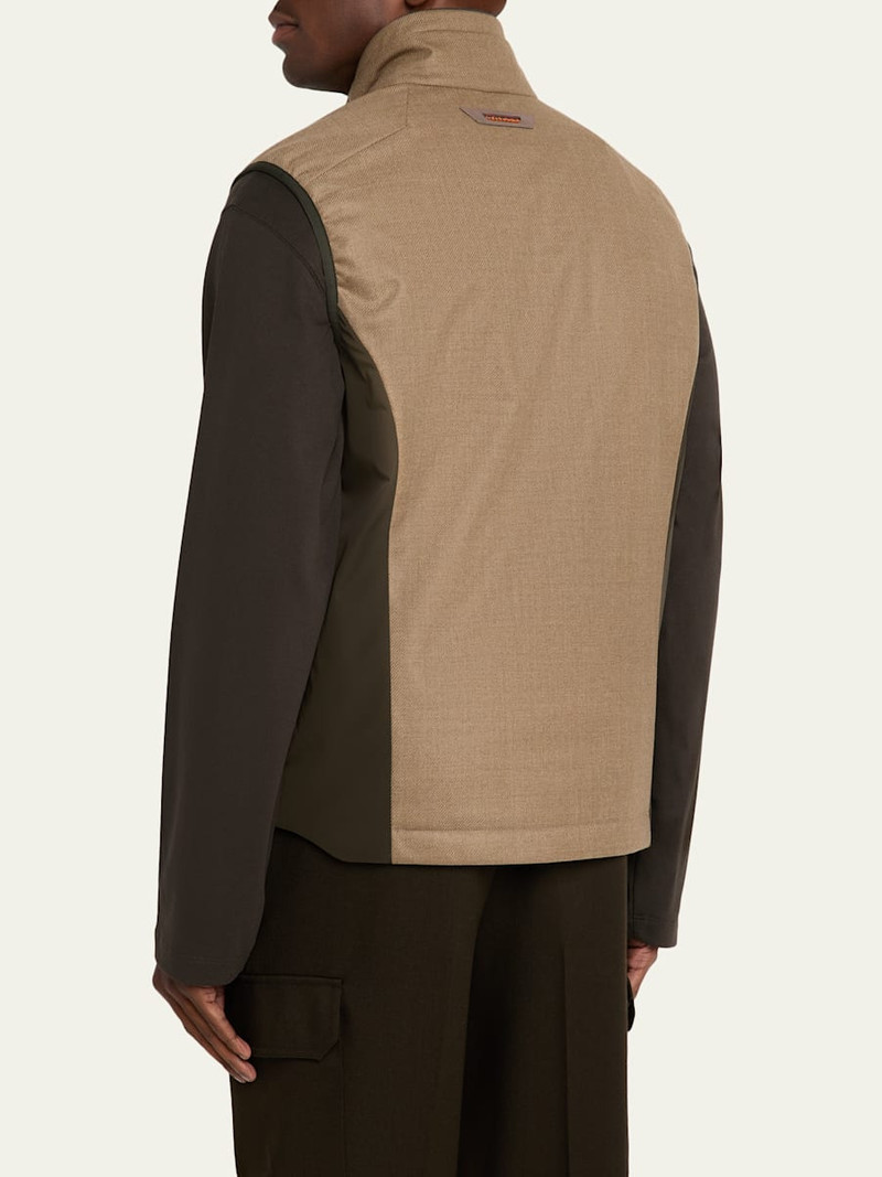 Men's Predator 3.0 Wool and Cashmere Full-Zip Vest 3