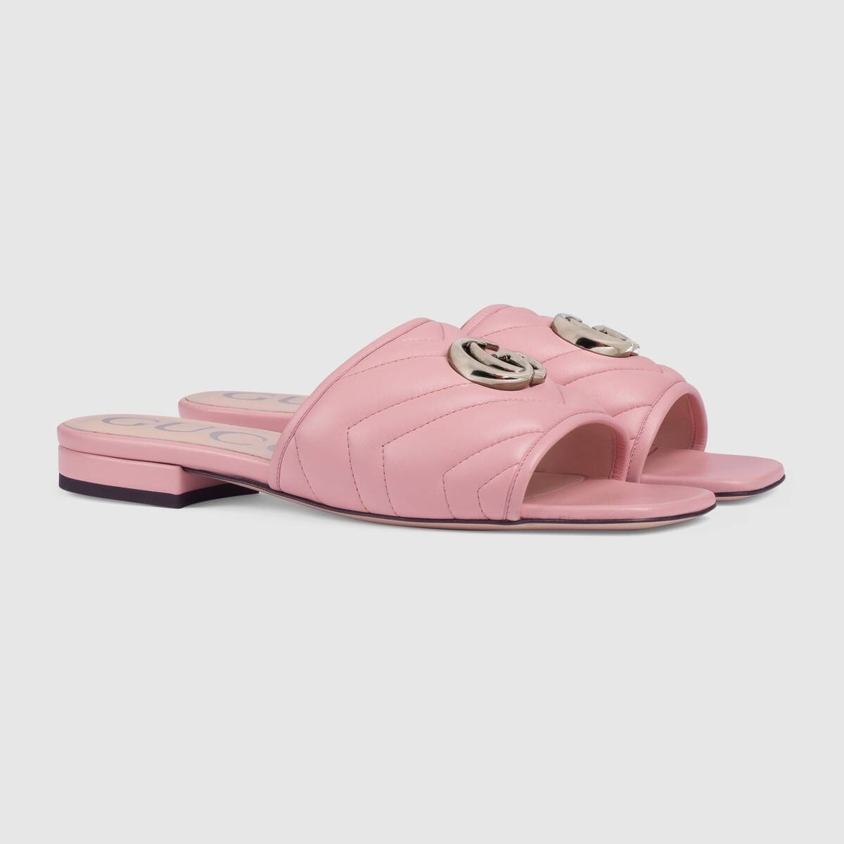 Women's slide sandal with Double G - 2