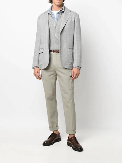 Brunello Cucinelli polo-style cashmere jumper outlook