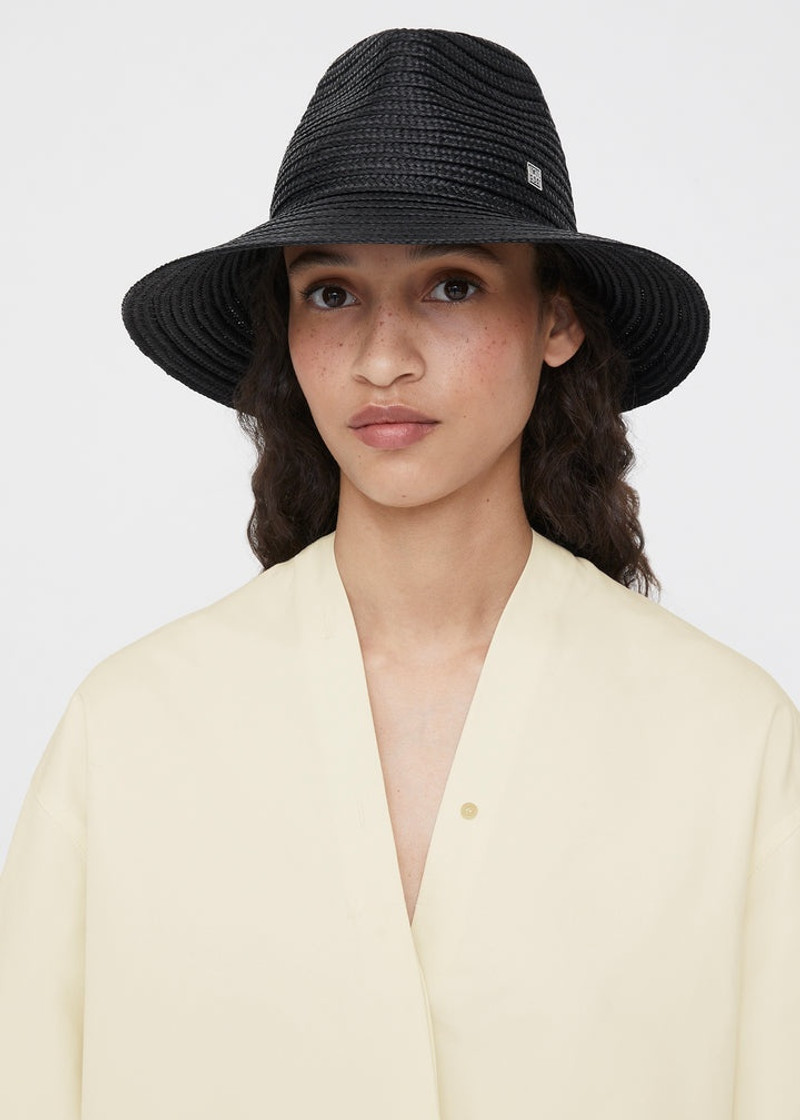 Totême Panama hat black outlook