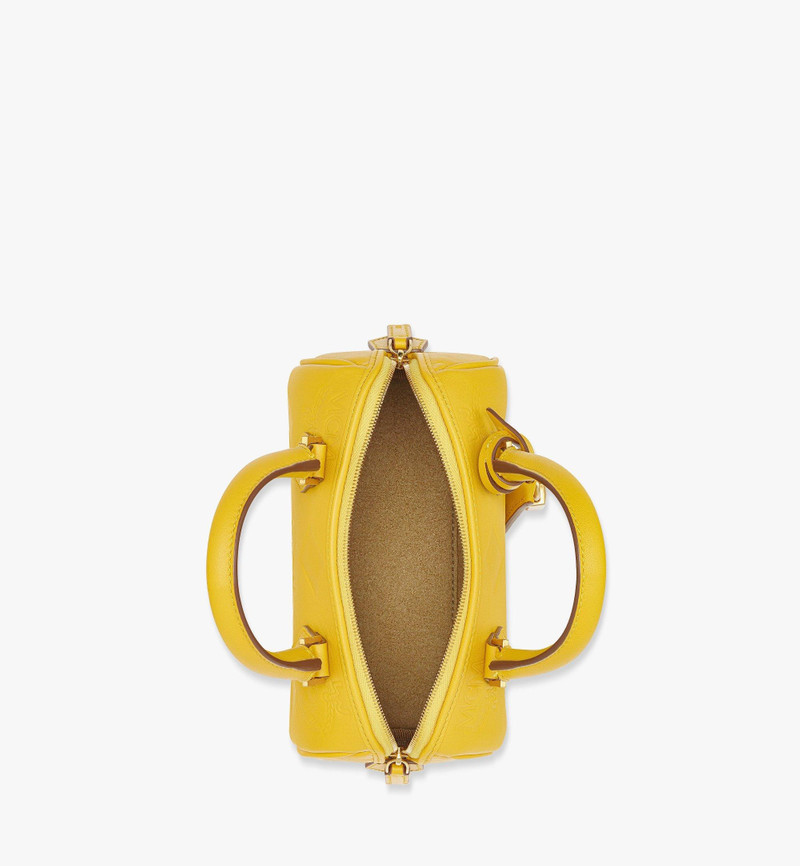 Ella Boston Bag in Maxi Monogram Leather 3