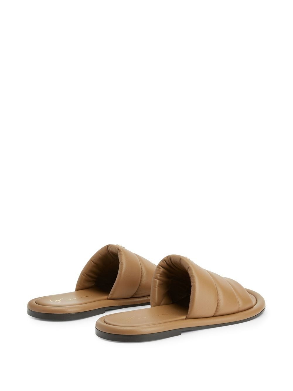 Harmande quilted leather slides - 3