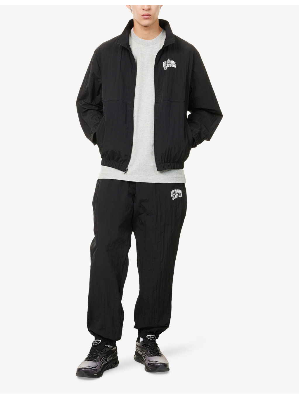 Small Arch Logo-Print Shell Track Jacket - 2