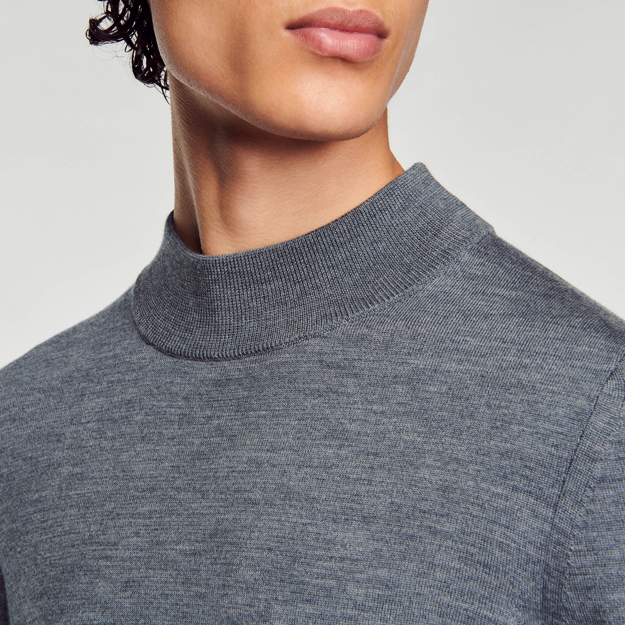 FUNNEL NECK SWEATER - 4