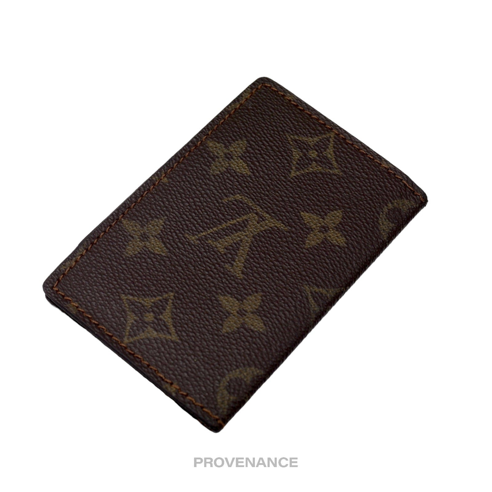 Louis Vuitton Pocket Organizer Card Wallet  - Monogram Small "f" - 4