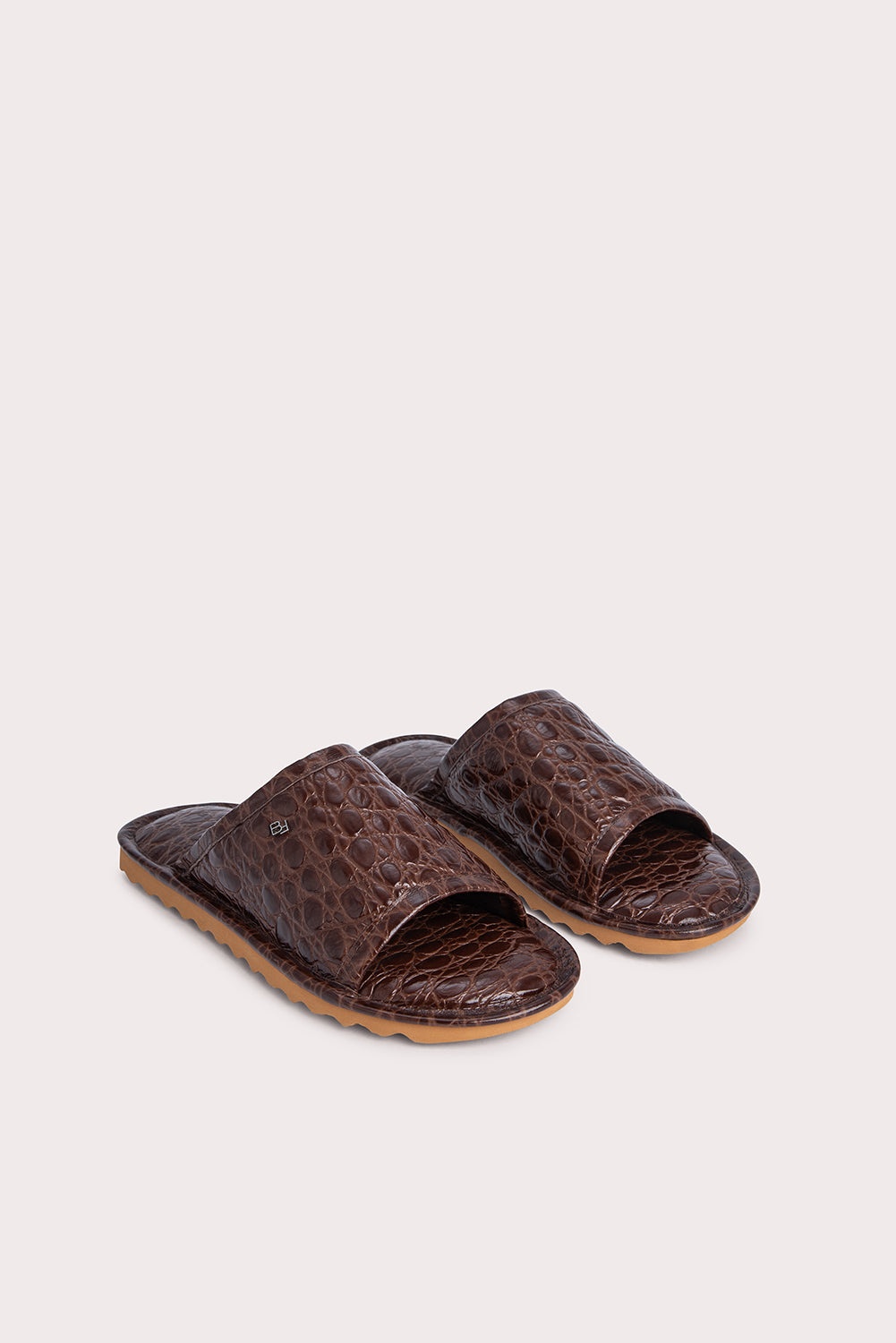 Ari Sequoia Circular Croco Embossed Leather - 2