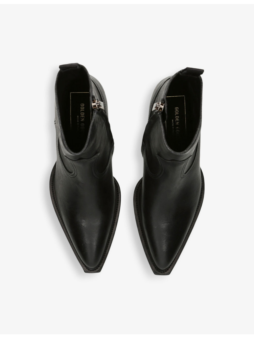 Debbie leather block-heel ankle boots - 2