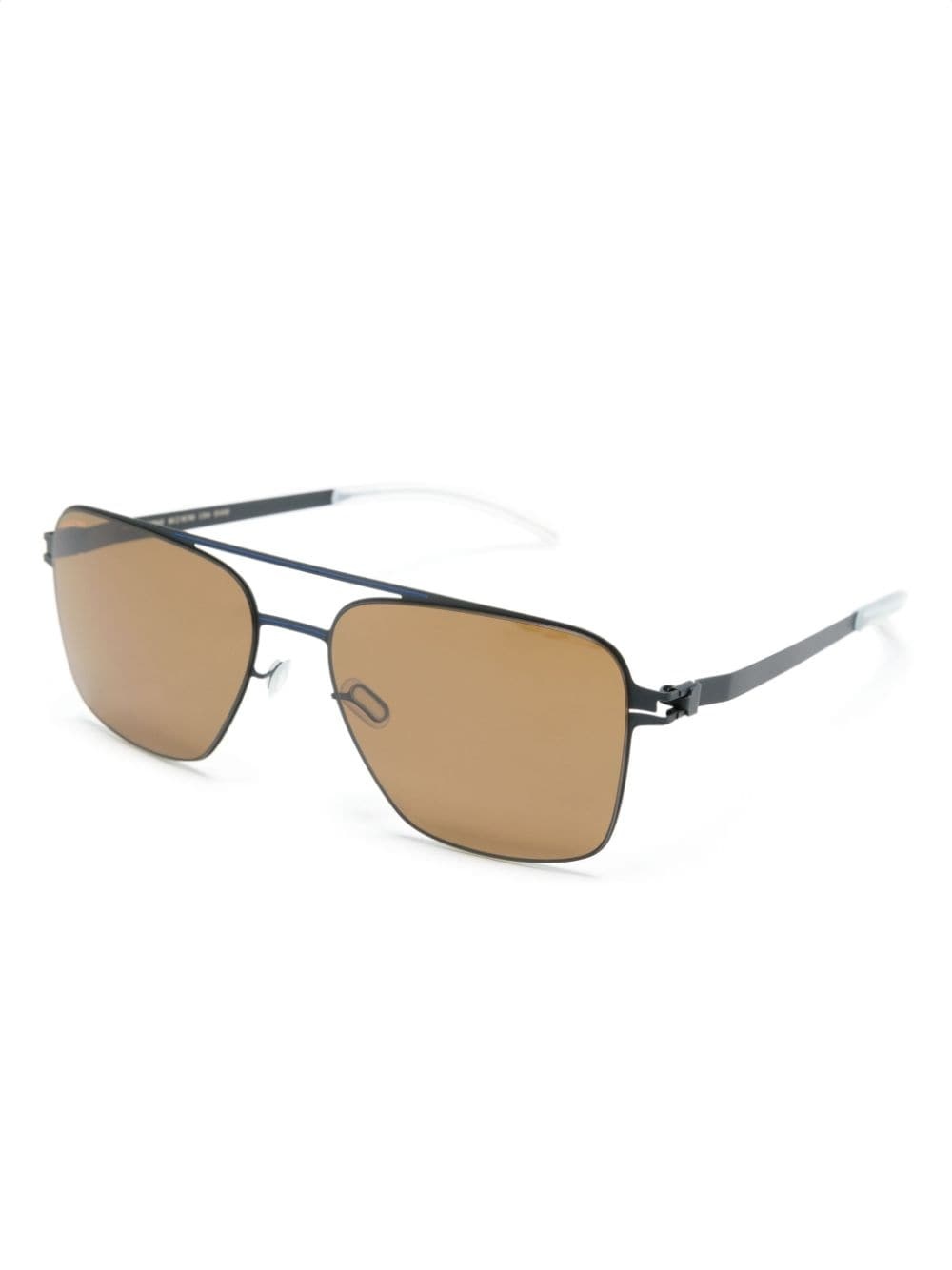 pilot-frame double-bridge sunglasses - 2